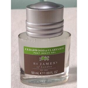 St JAMES‎ of London Cedarwood & Clarysage Post-Shave Gel, 50 mL e 1.69 FL. OZ